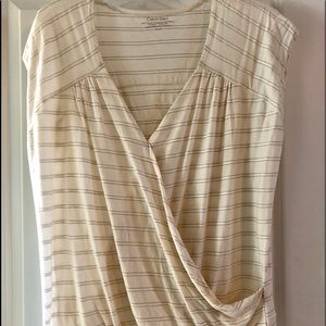 Striped CALVIN KLEIN top, Size Medium